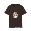 Cute Winking Girl Graphic T-Shirt – Kawaii Heart Tee