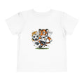 Toddler Soccer Tiger Tee — Cute Kicking Tiger Football Shirt for Kids
