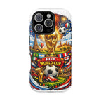 Soccer Magnetic Impact-Resistant Phone Case — FIFA Trophy Design