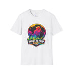 Soccer T‑Shirt — Colorful Retro Player Graphic