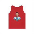 "I am Here to Stay" Argentina Soccer Star Tank Top — Jersey Portrait World Cup 2026.