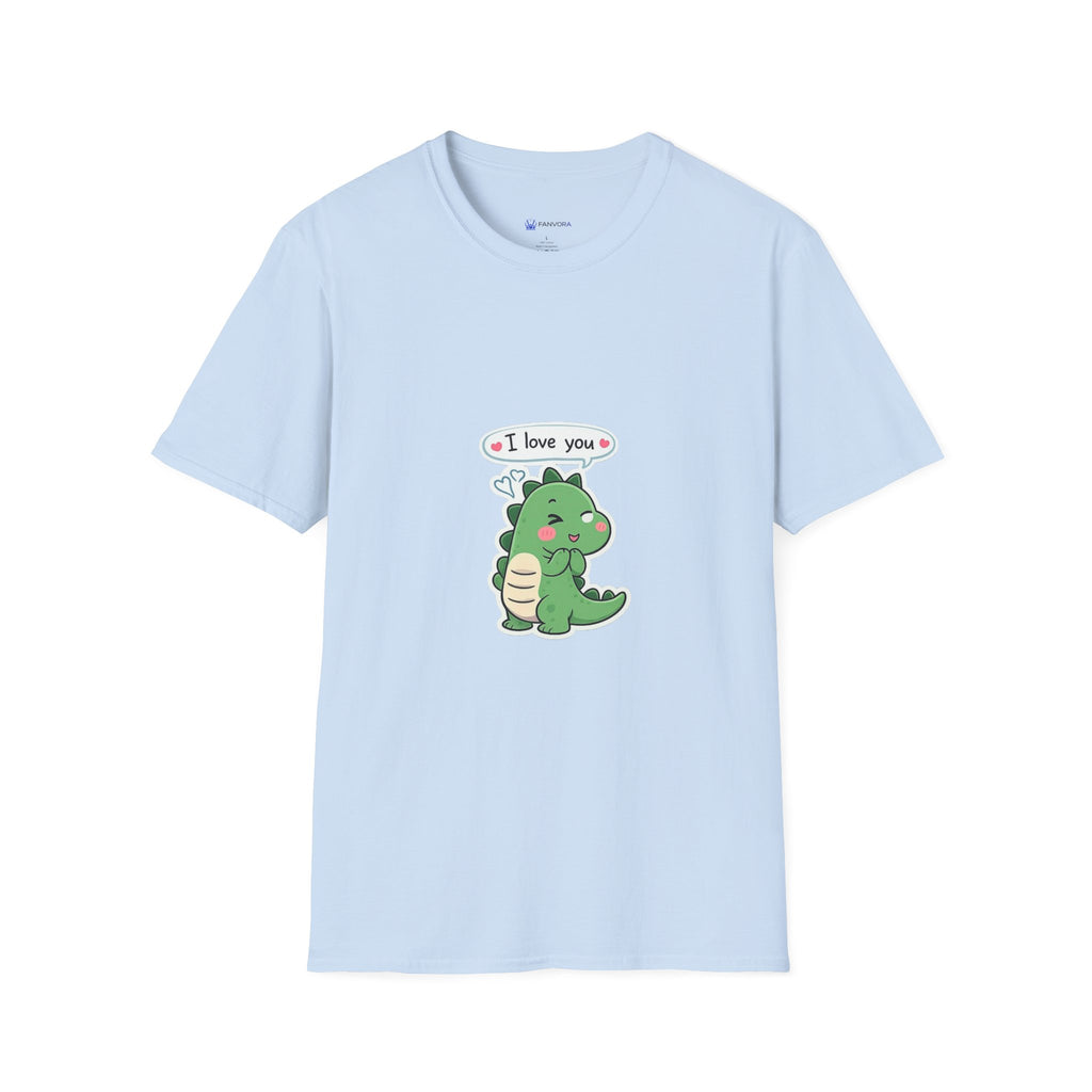 Cute Dinosaur 'I Love You' T-Shirt — Cute Kawaii Dino Graphic Tee