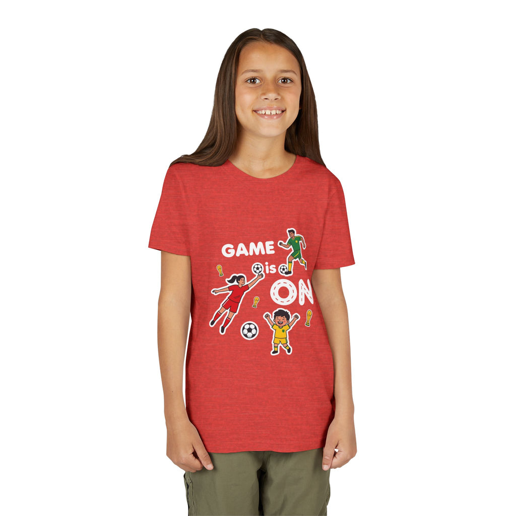 Kids Soccer Players T-Shirt 2026— Youth Football Team Tee
