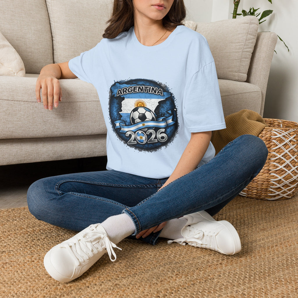 Argentina Soccer T‑Shirt 2026 — Fan Jersey
