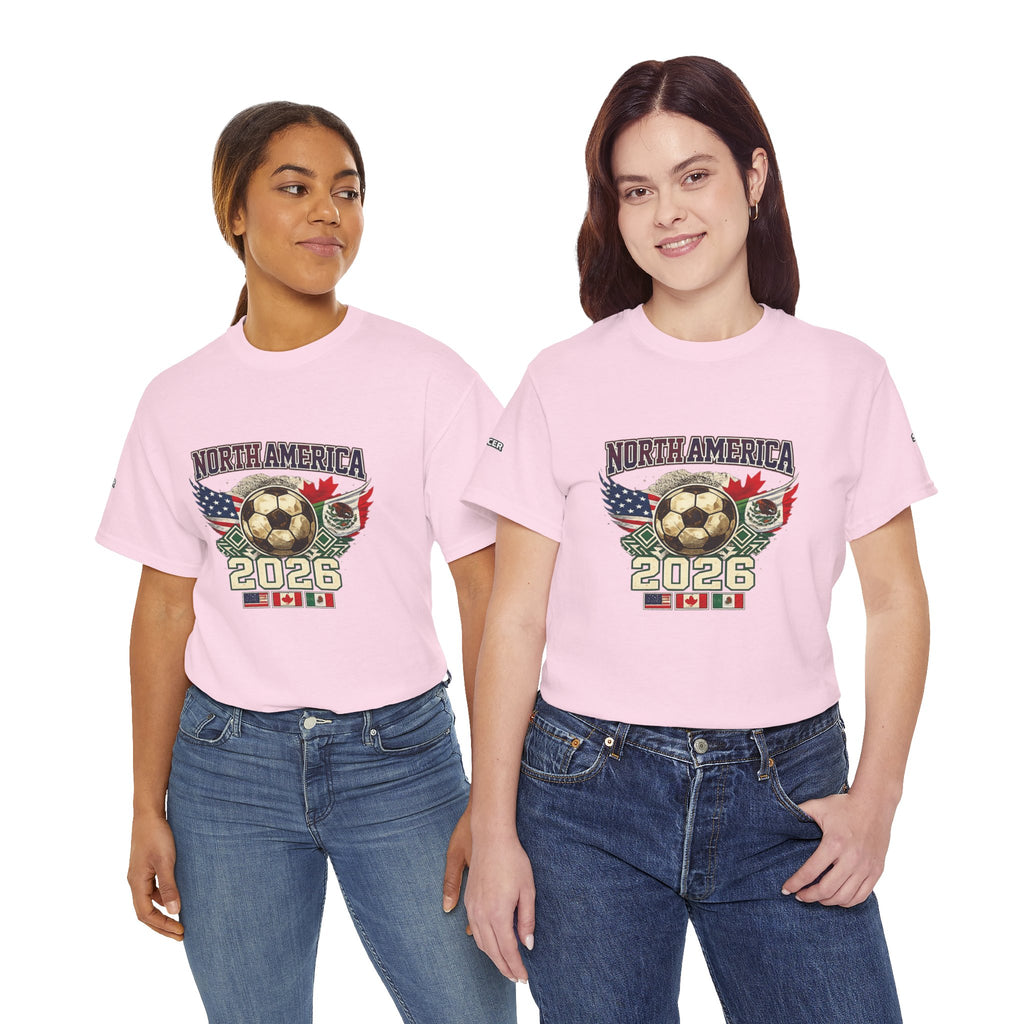 North America 2026 Soccer T-Shirt — USA Canada Mexico