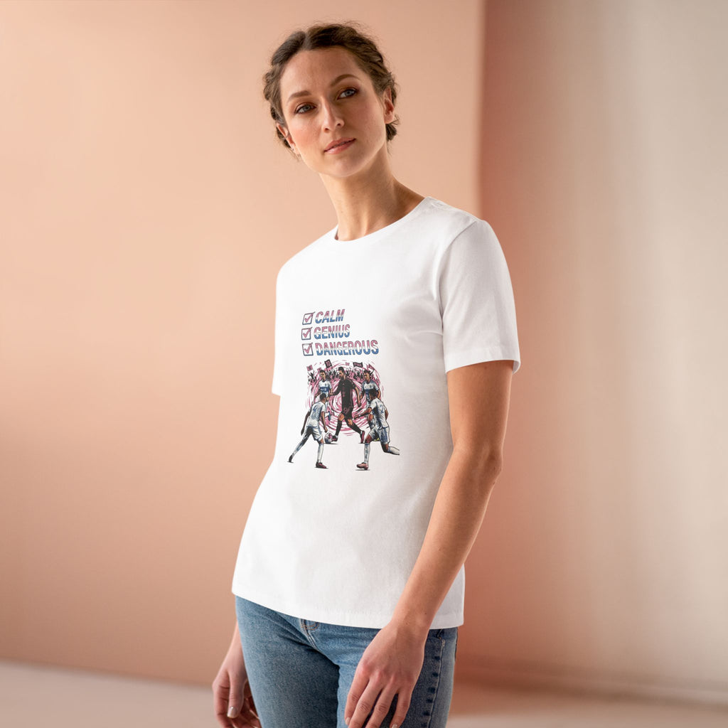 Argentina #10 GOAT Footballer T-Shirt - Women's Cotton Tee - WorldCup 2026 Fan Version