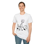 Funny Stick Figure Weightlifting T‑Shirt — Gym Humor Tee
