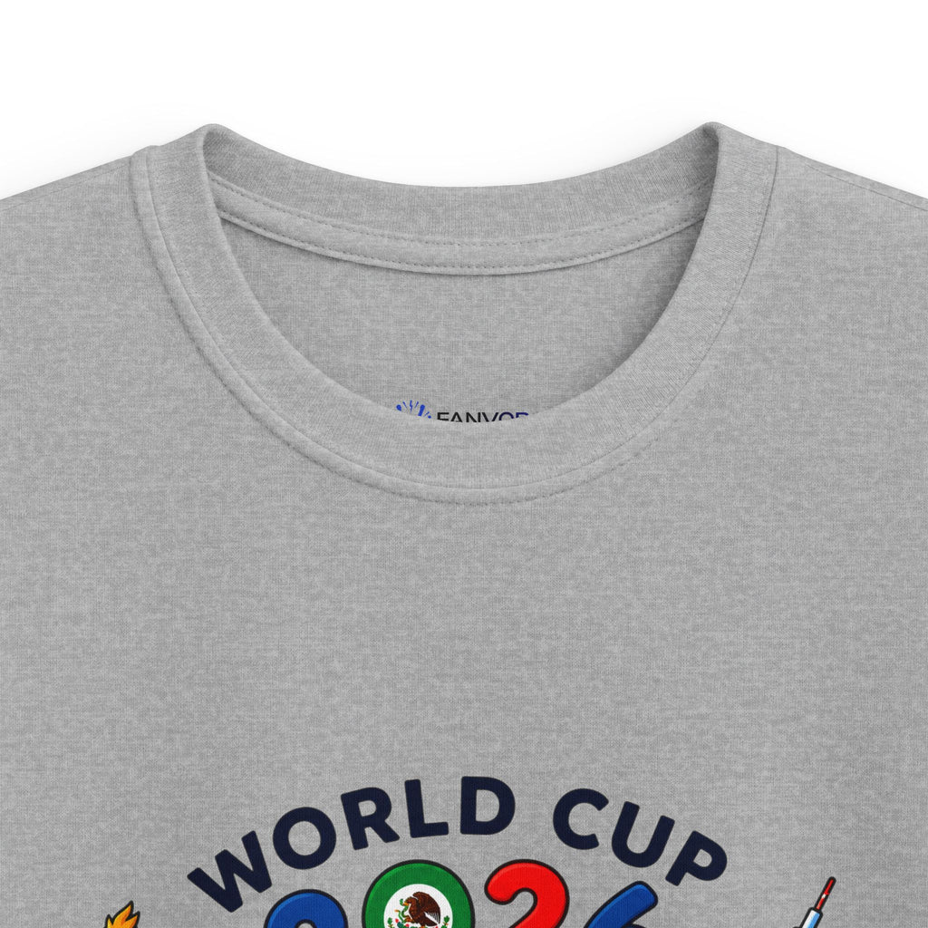 Kids Tee -  America Soccer Mascot & Landmarks