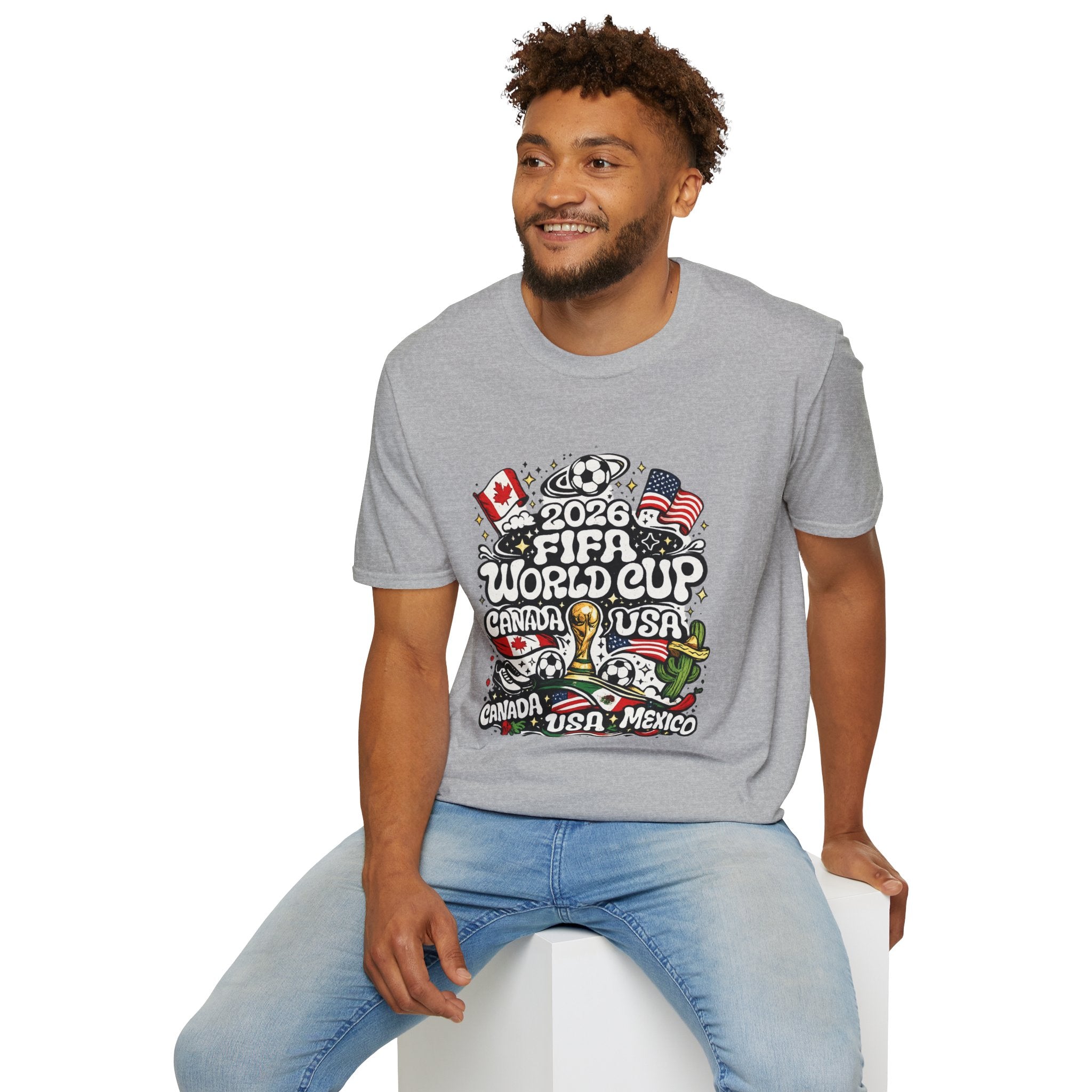 soccer T-Shirt — Canada USA Mexico Fans Shirt