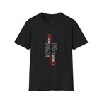Never Give Up T-Shirt — Motivational Vertical 'Never Up' Graphic Tee