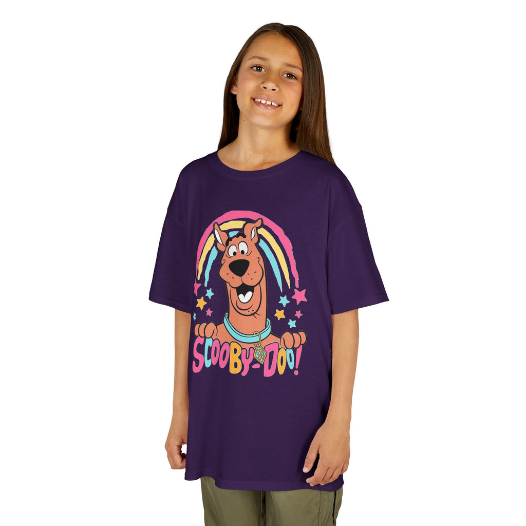 Scooby-Doo Kids T‑Shirt — Colorful Rainbow Cartoon Tee for Kids