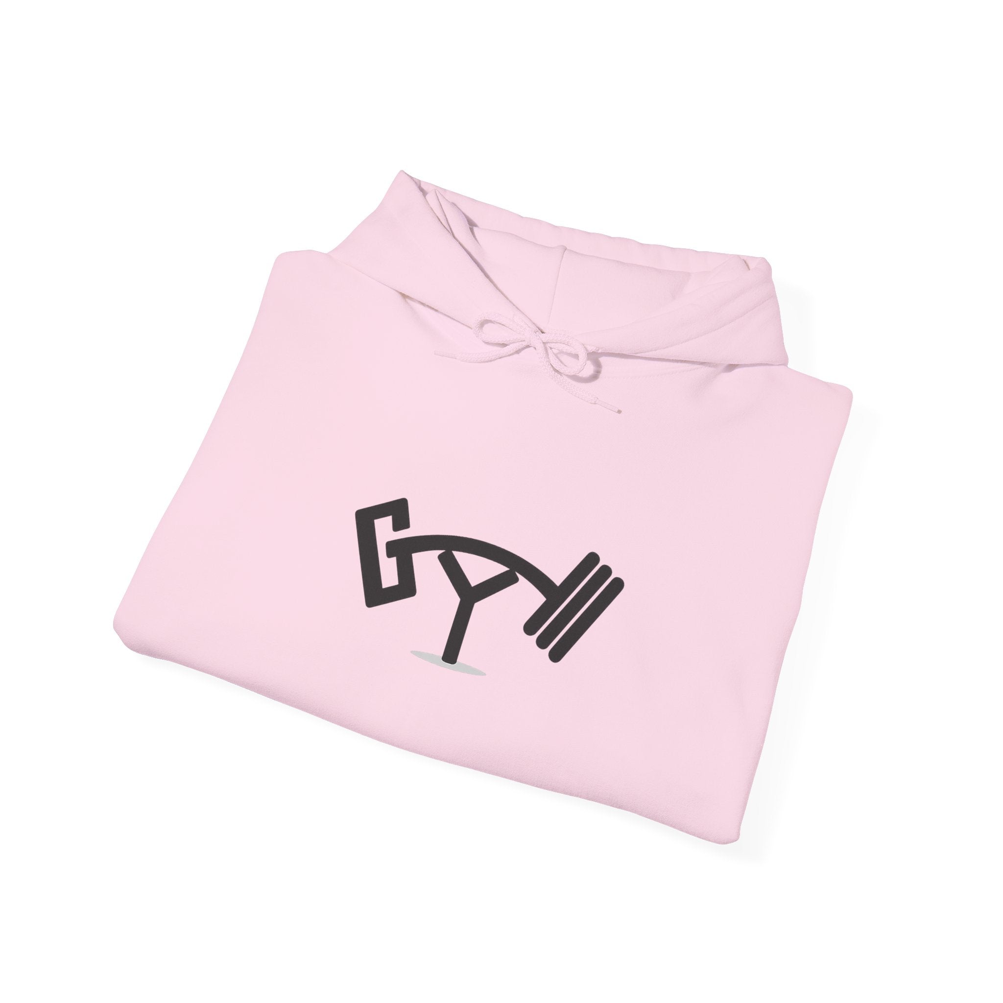 Barbell Martini Hoodie — Gym & Cocktail Fitness Pullover