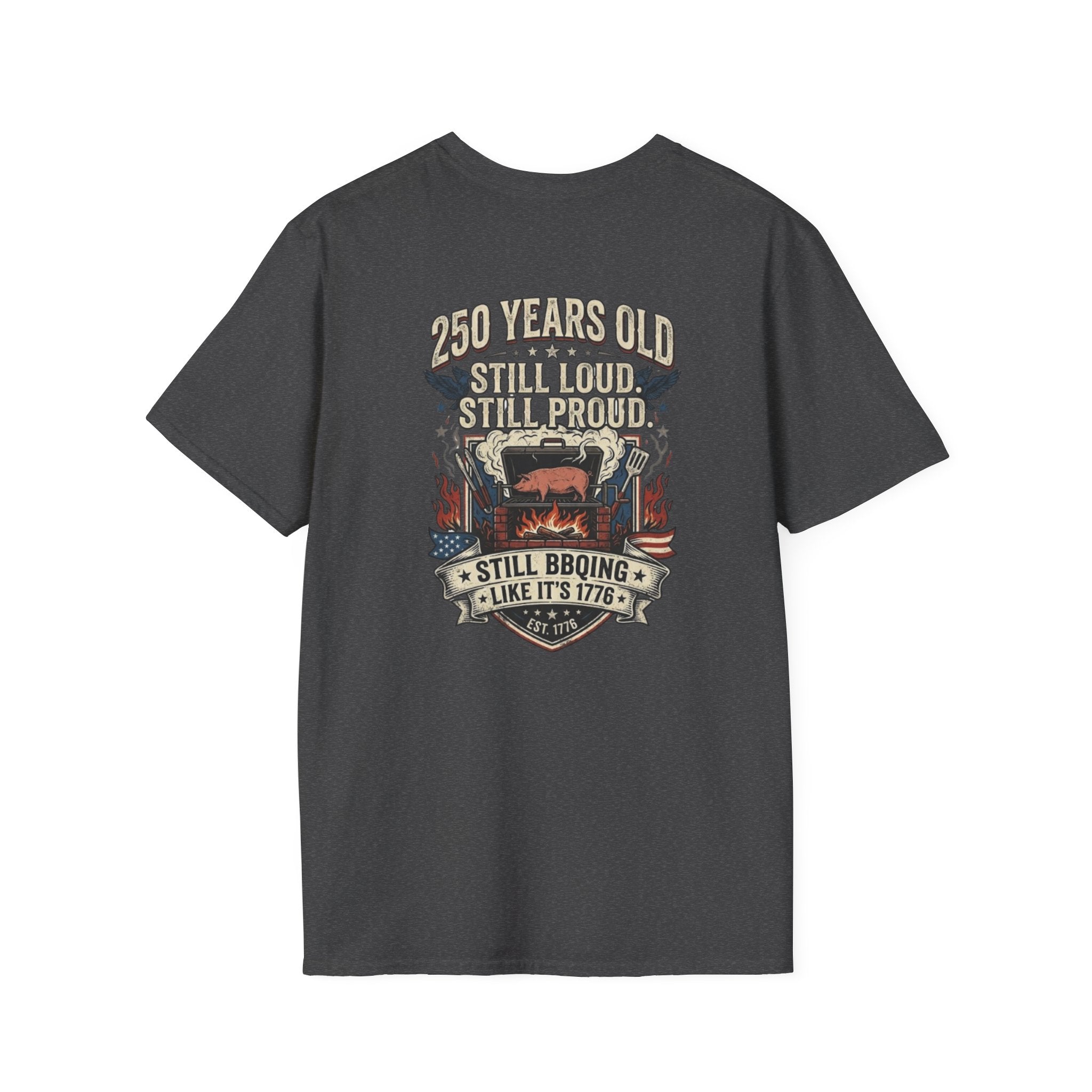 250th Anniversary - 4th of July Patriot Graphic T-Shirt — Patriotic '250' Celebration Design