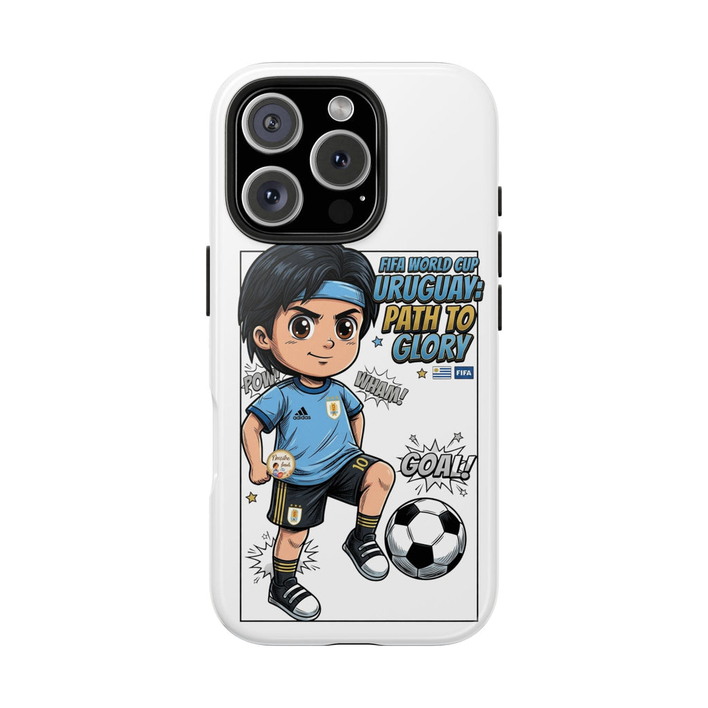 Uruguay Soccer Phone Case — Path to Glory "Goal!" Design