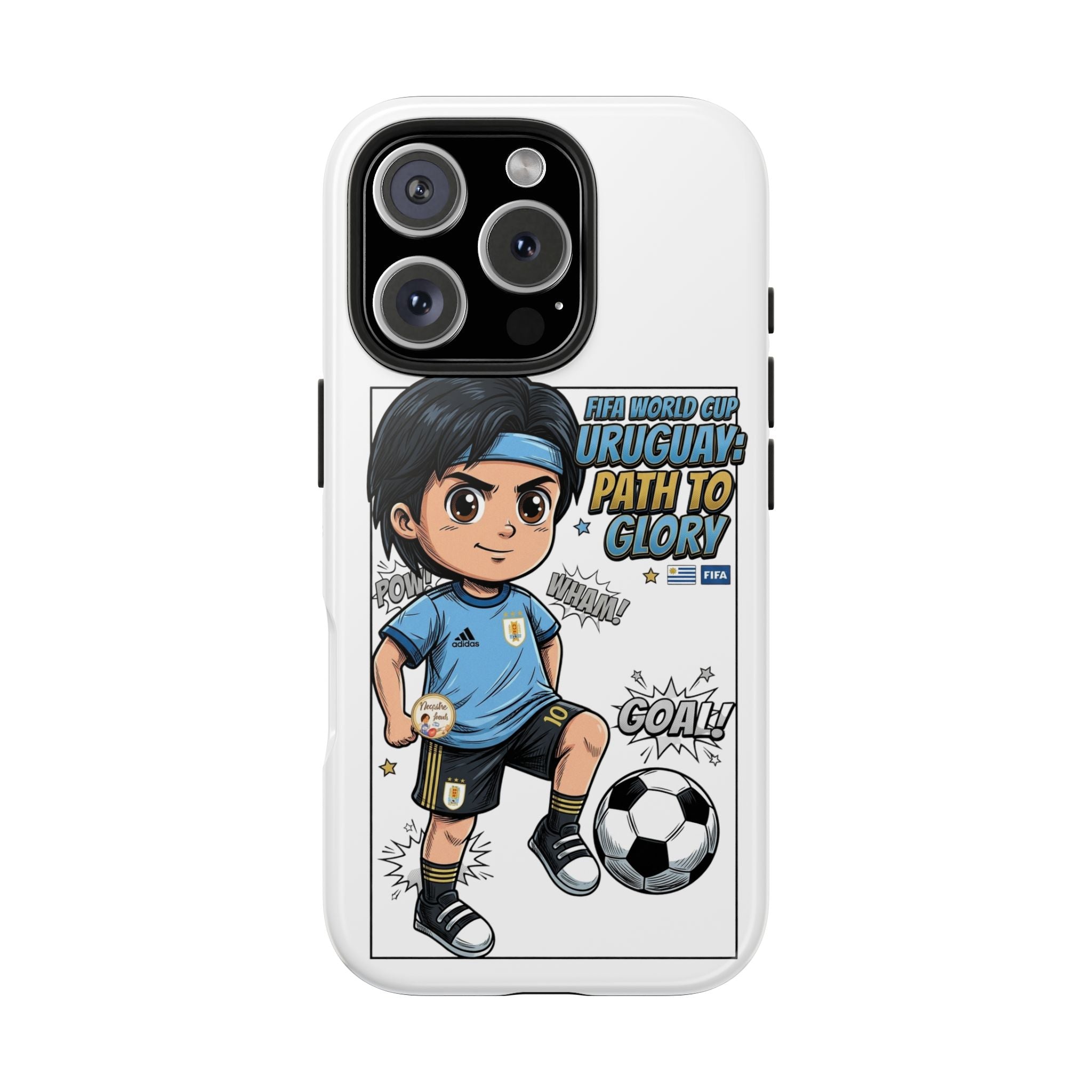 Uruguay Soccer Phone Case — Path to Glory "Goal!" Design