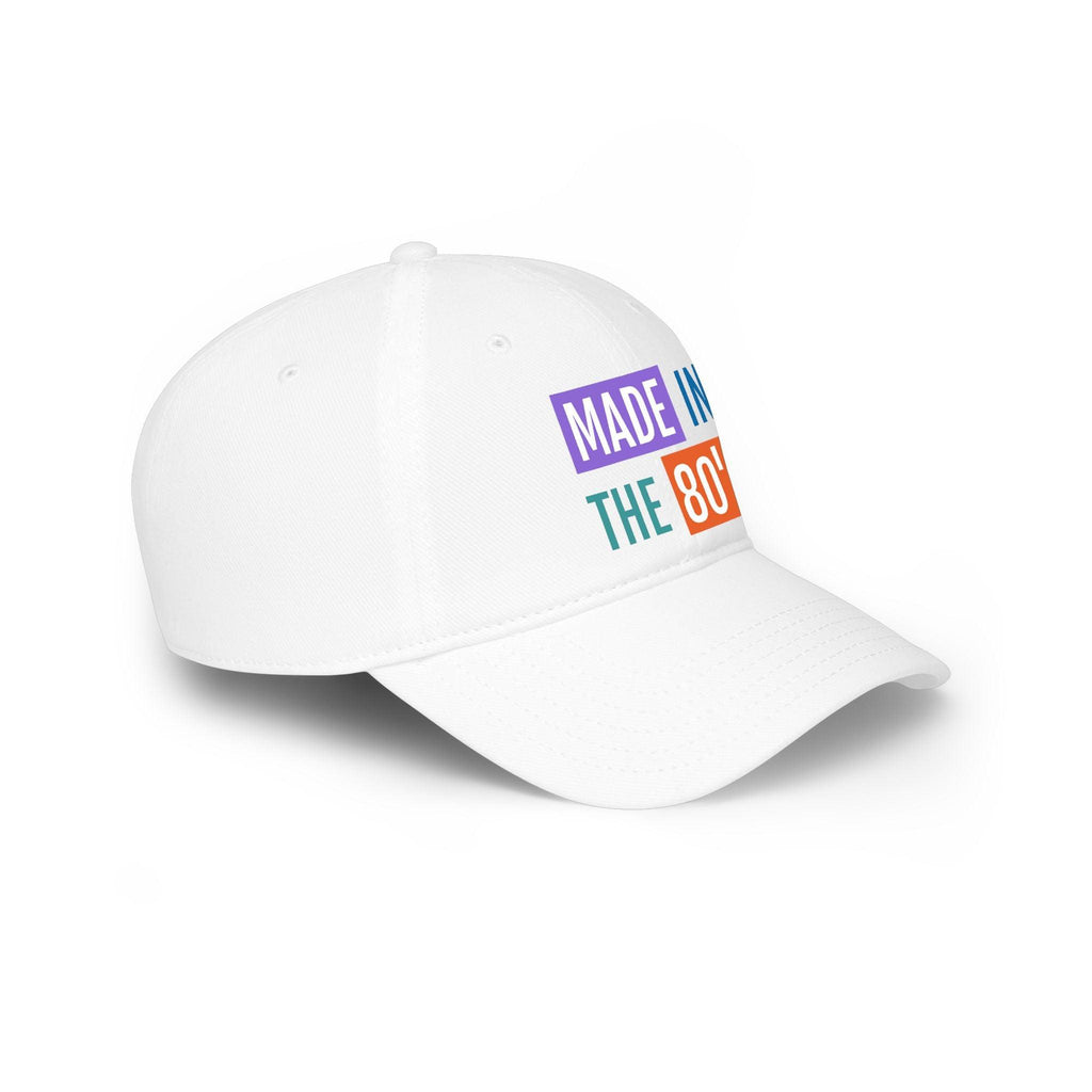 Made in the 80’s retro baseball cap design