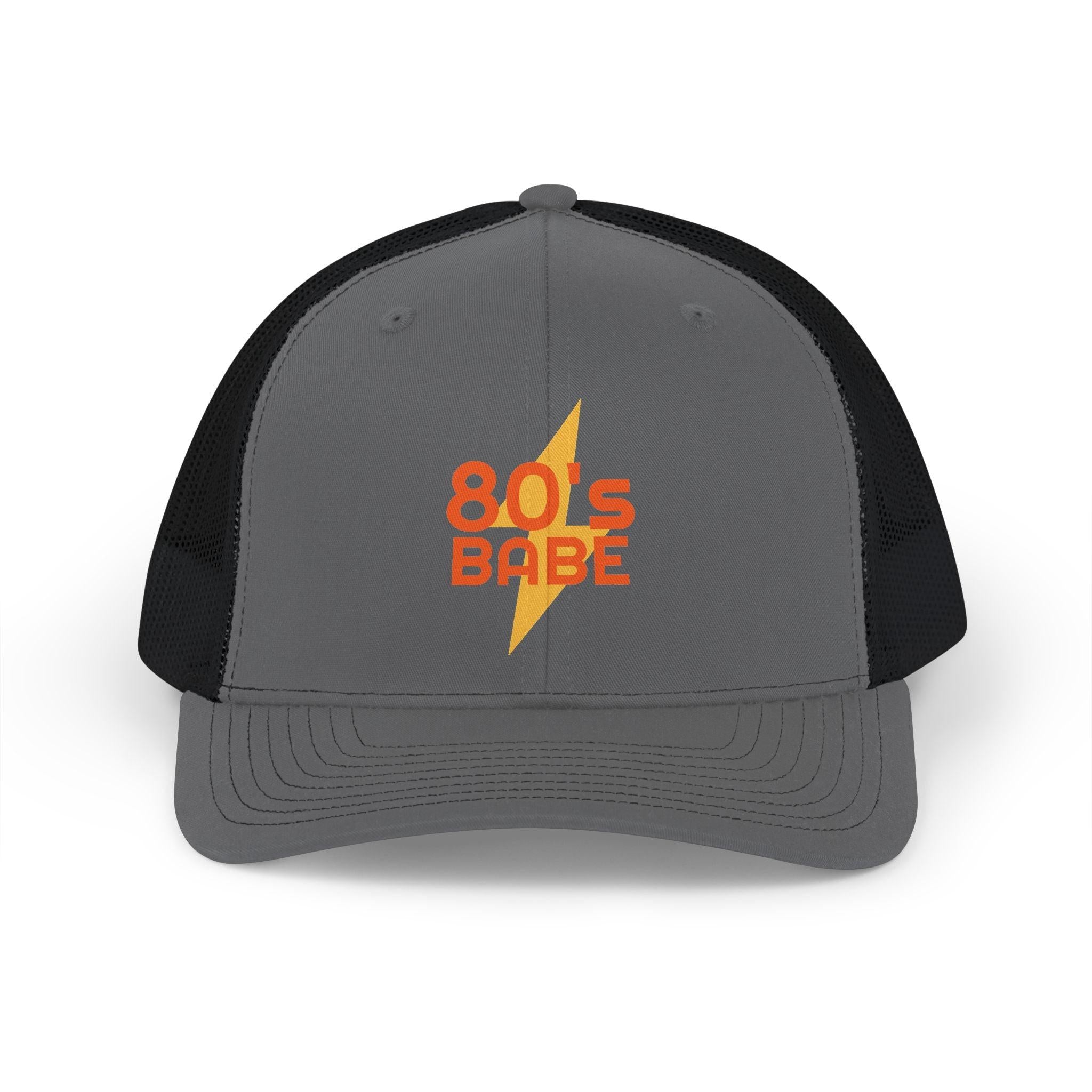 80’s Babe retro lightning bolt trucker cap