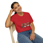 Cat Mom Leopard Print T-Shirt — Cute Graphic Tee for Cat Lovers