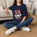 England Lagend Portrait T-Shirt — Color Splash Football Fan Tee