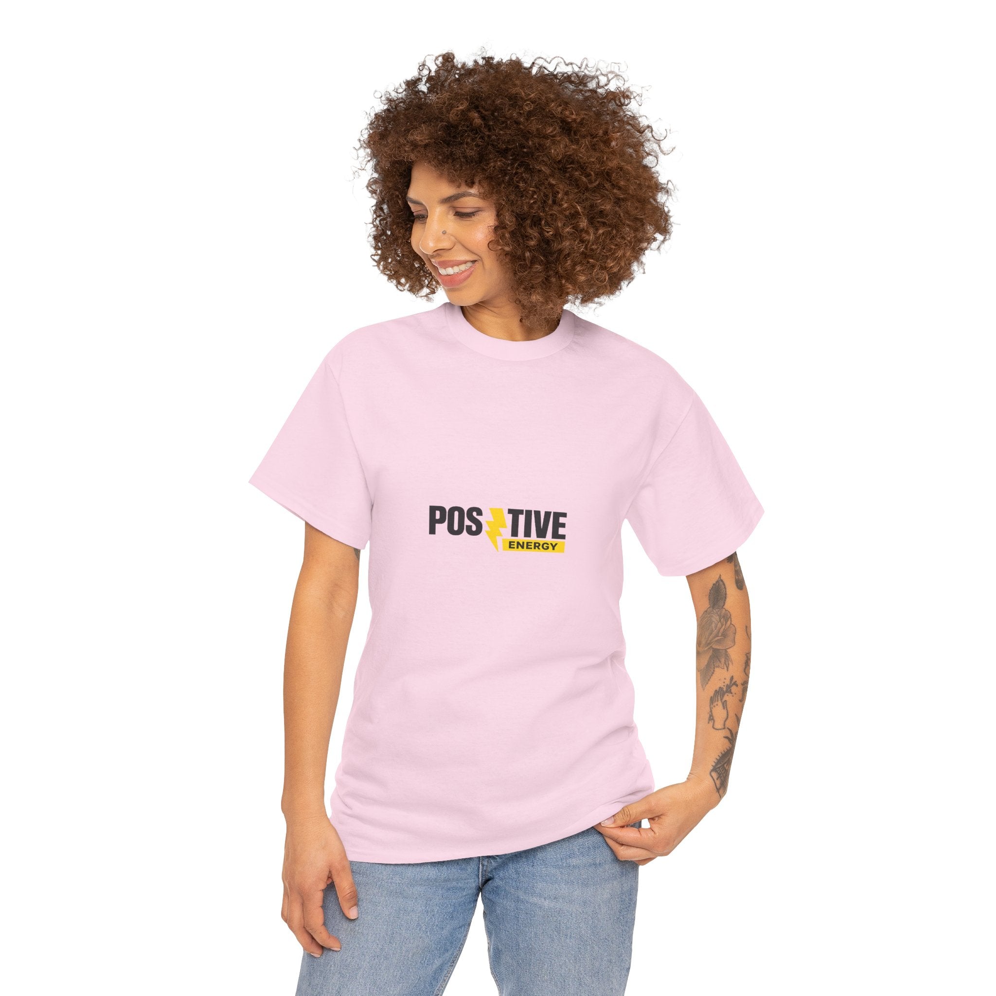 Positive Energy T-Shirt — Minimal Motivational Tee
