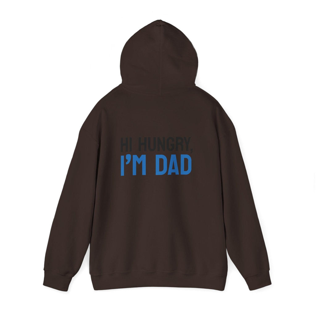 Dad Hoodie — “Hi Hungry, I’m Dad” Funny Father’s Day Pullover.