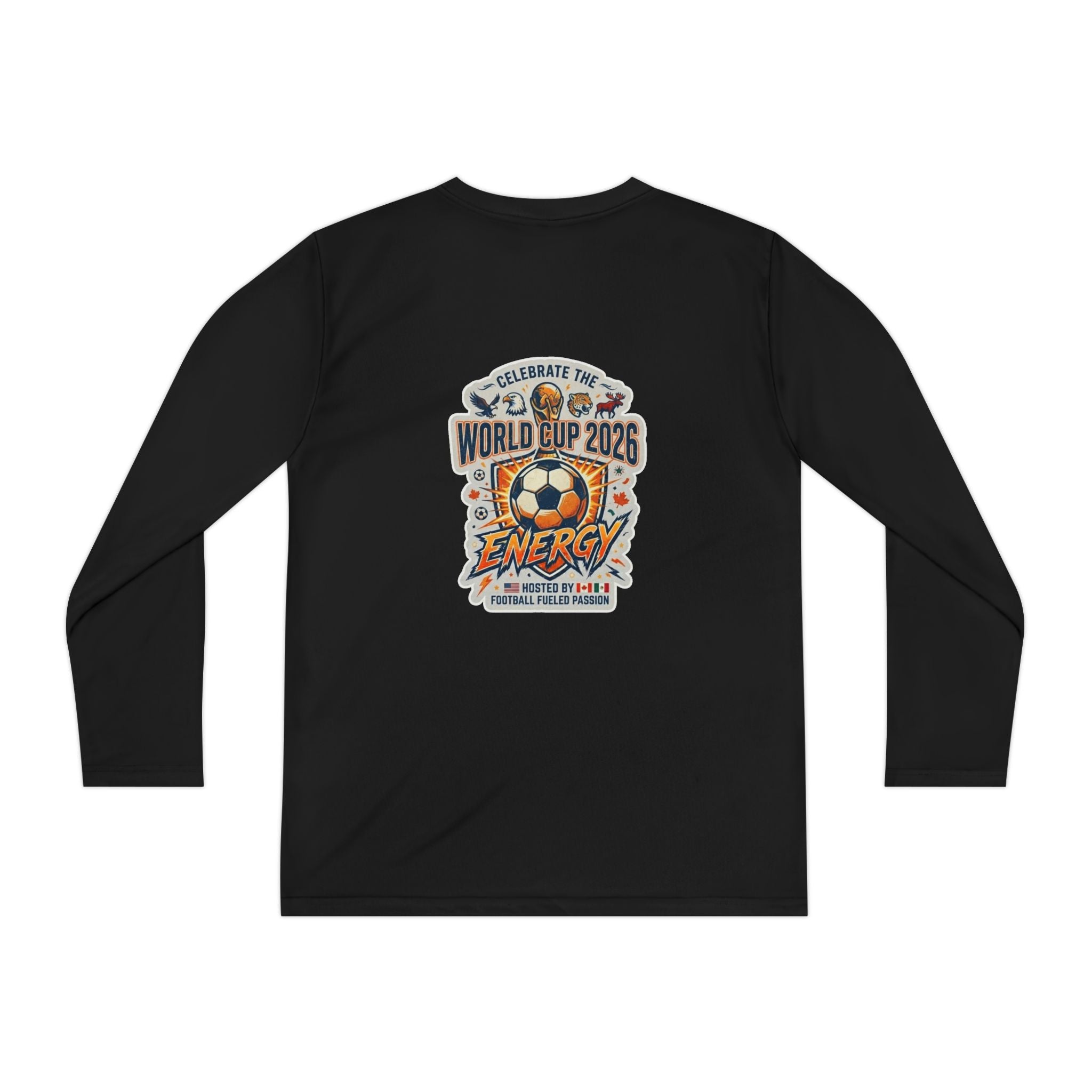 Argentina Legend #10 Youth Soccer Long Sleeve Tee –  World Cup 2026 Energy Design