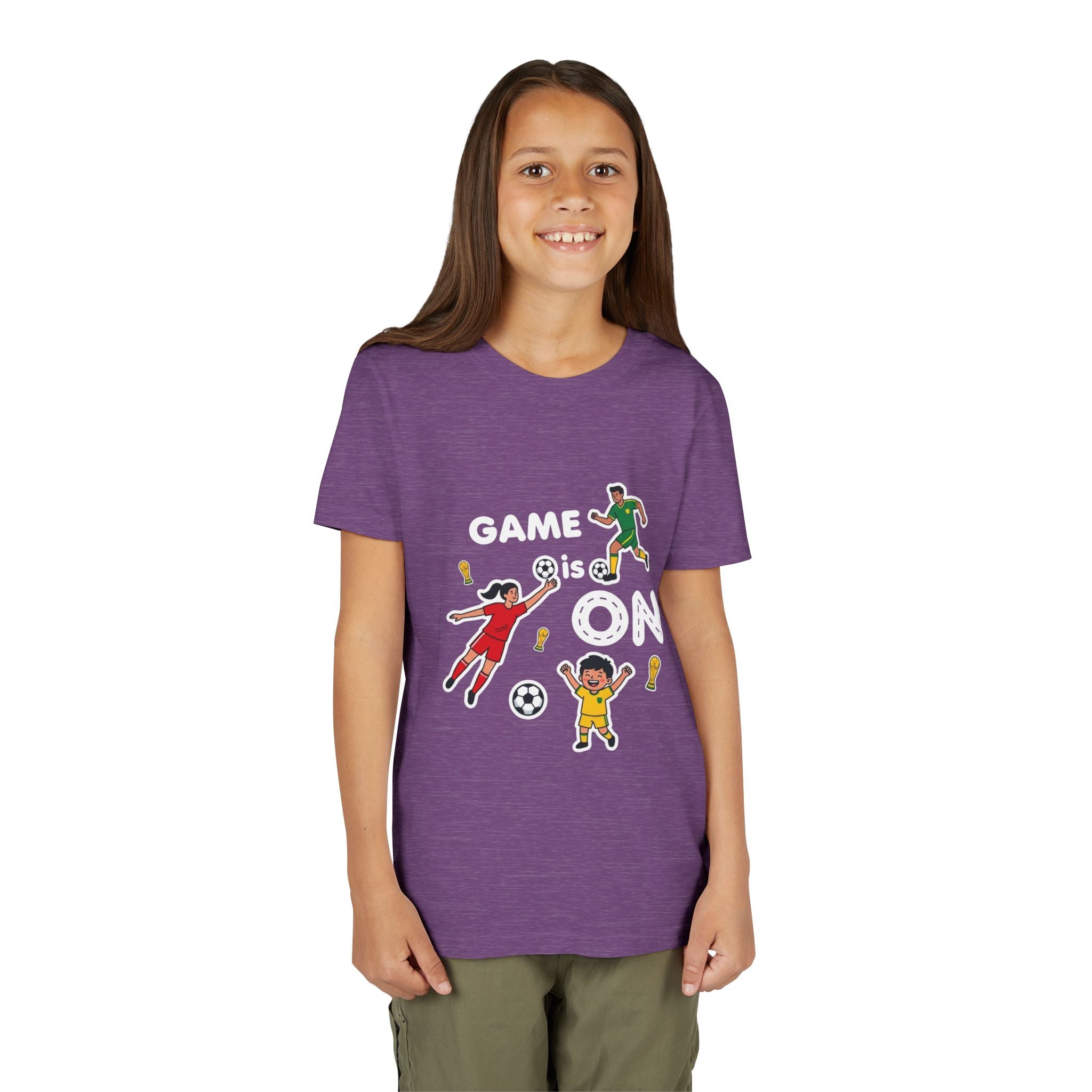 Kids Soccer Players T-Shirt 2026— Youth Football Team Tee