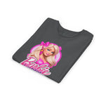 Youth Tee — "Barbie Happy Birthday" Pink Birthday Graphic Shirt