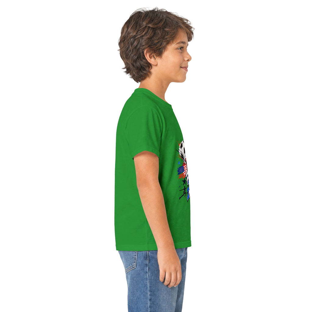 Kids Soccer  2026 Tee cartoon character