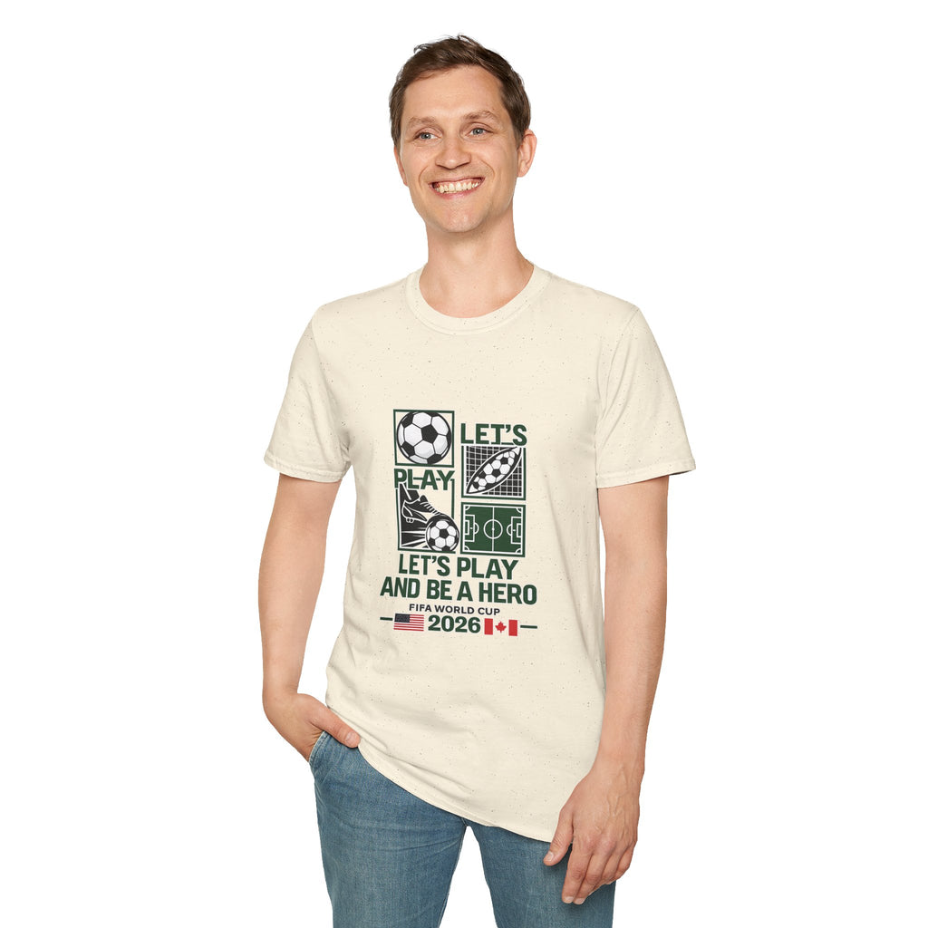 Soccer "Let's Play" T-Shirt — Fan Tee