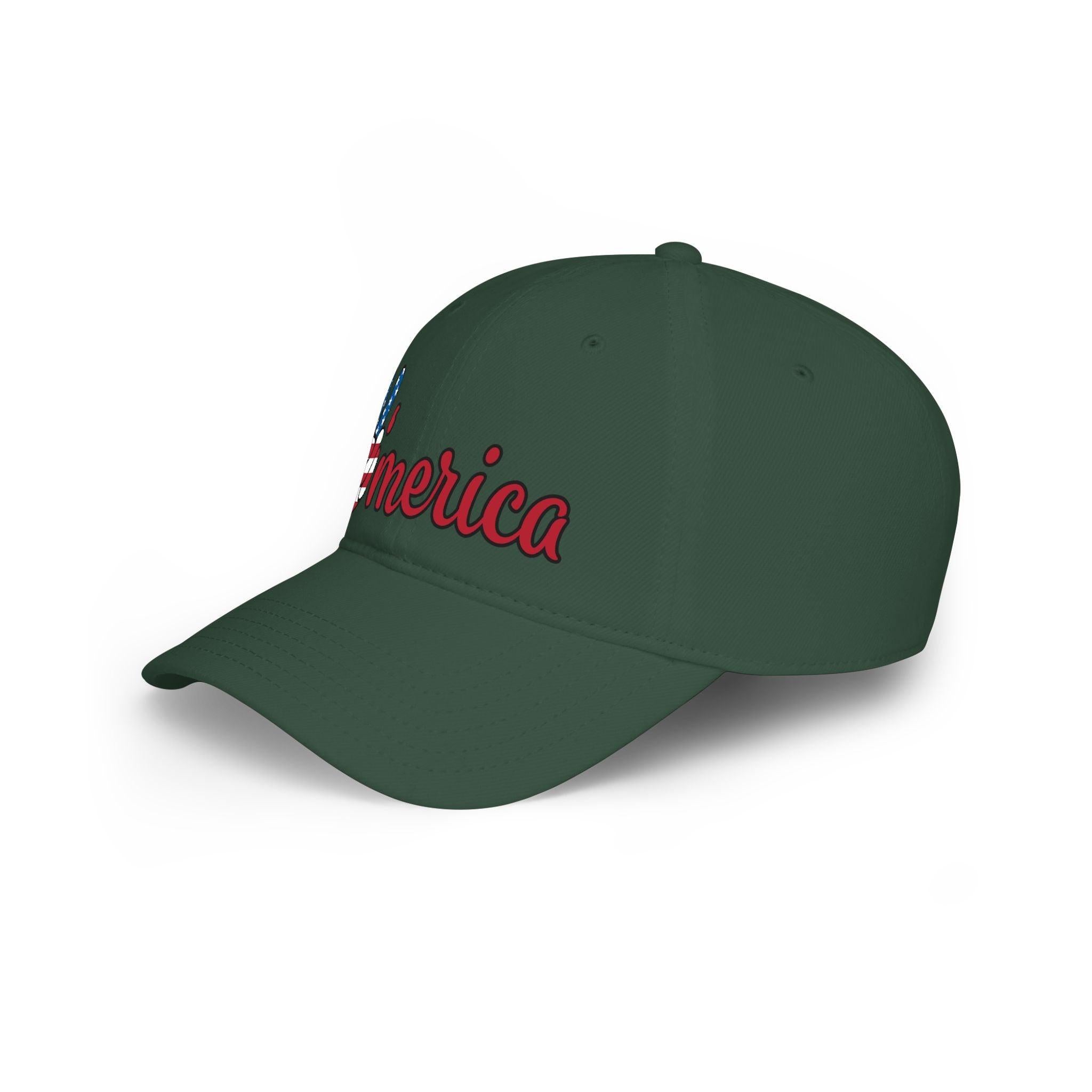 Merica peace sign patriotic baseball cap