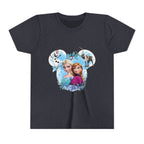 Girls' Frozen Princesses Youth Tee – Elsa & Anna Winter Friends Shirt