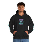Gaming Mode Hoodie — "Gaming Mode" Graphic Pullover with Sleeve "Game On" Text