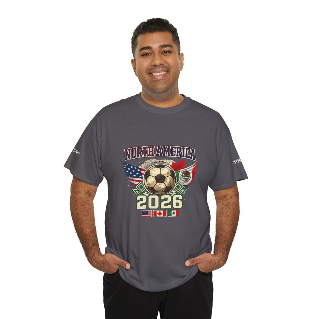 North America 2026 Soccer T-Shirt — USA Canada Mexico