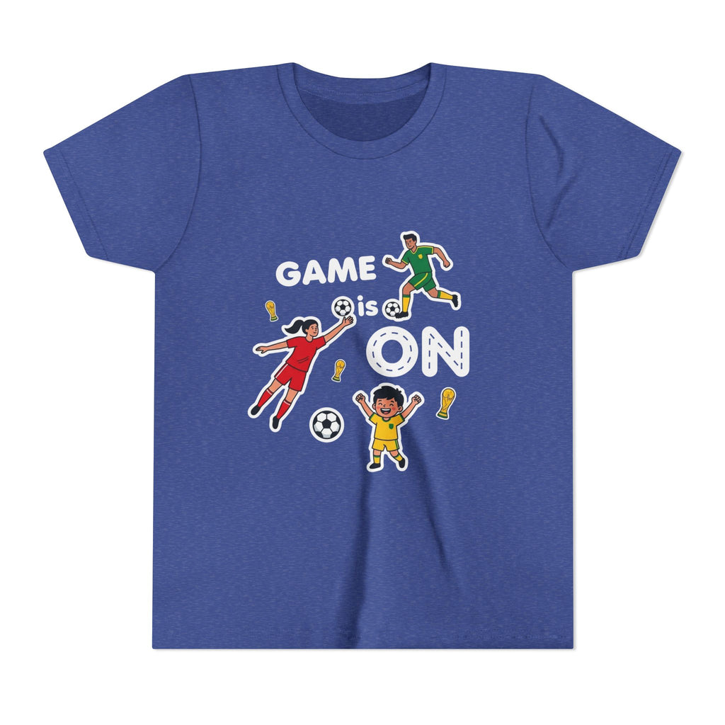 Kids Soccer Players T-Shirt 2026— Youth Football Team Tee