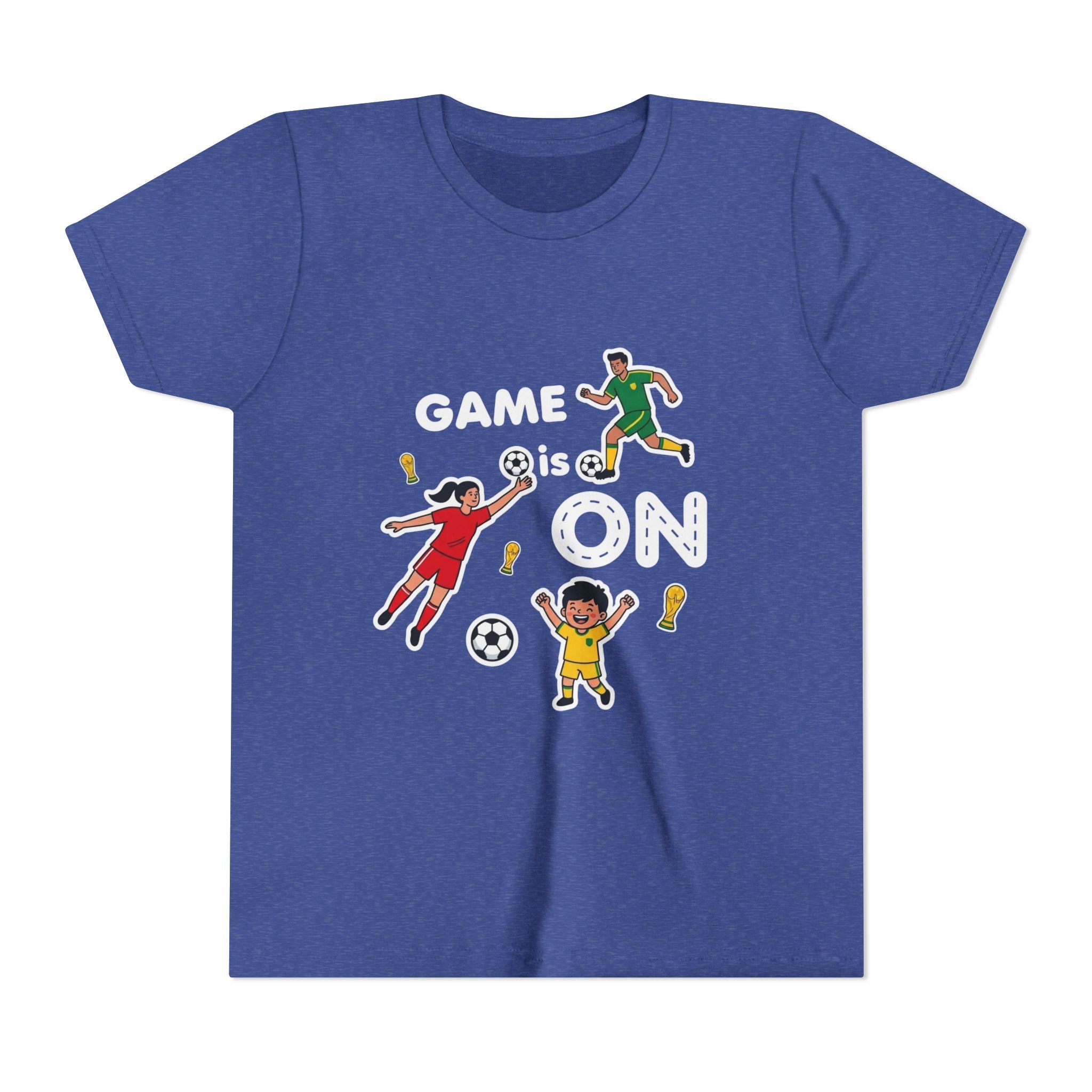 Kids Soccer Players T-Shirt 2026— Youth Football Team Tee