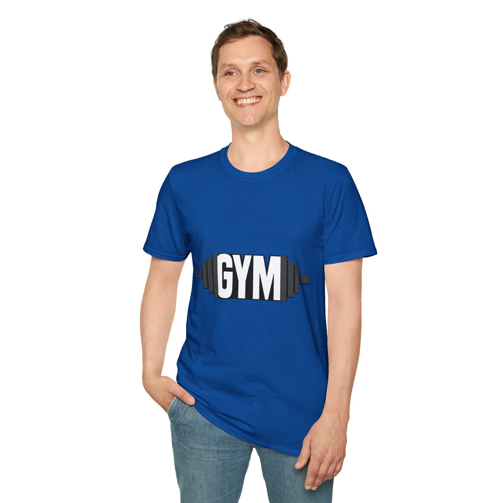 Gym Barbell T‑Shirt — Fitness Workout Tee