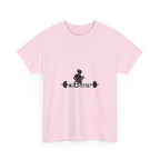 CrossFit Weightlifter T-Shirt — Barbell Silhouette Gym Tee