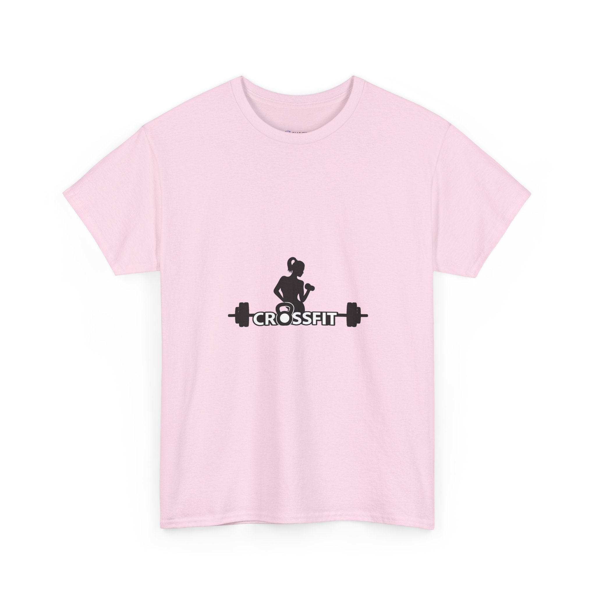 CrossFit Weightlifter T-Shirt — Barbell Silhouette Gym Tee