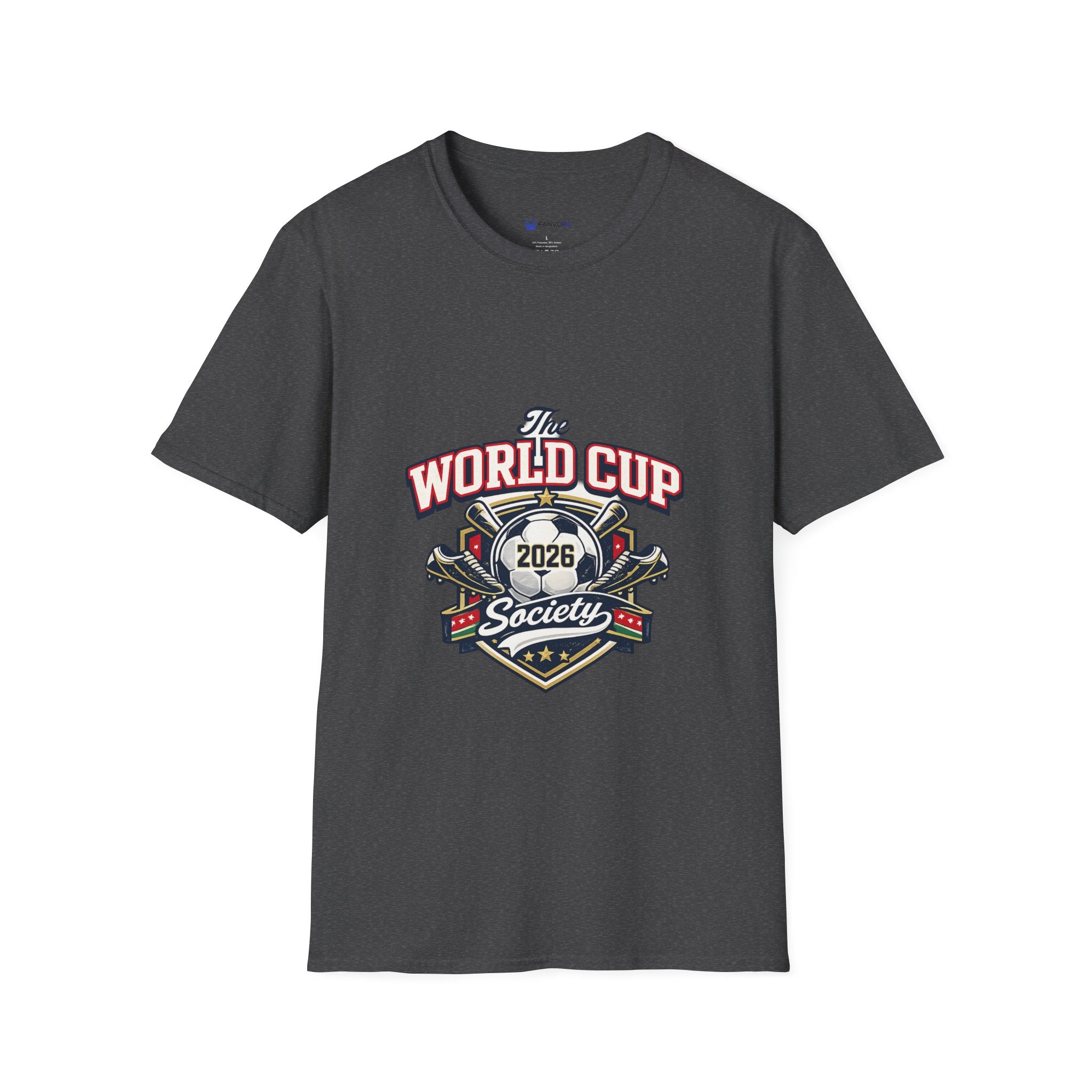 Soccer Cup 2026 Soccer T-Shirt —  Society Graphic Tee
