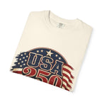USA 250 T-Shirt — Patriotic "Serving Liberty Since 1776" Anniversary Tee