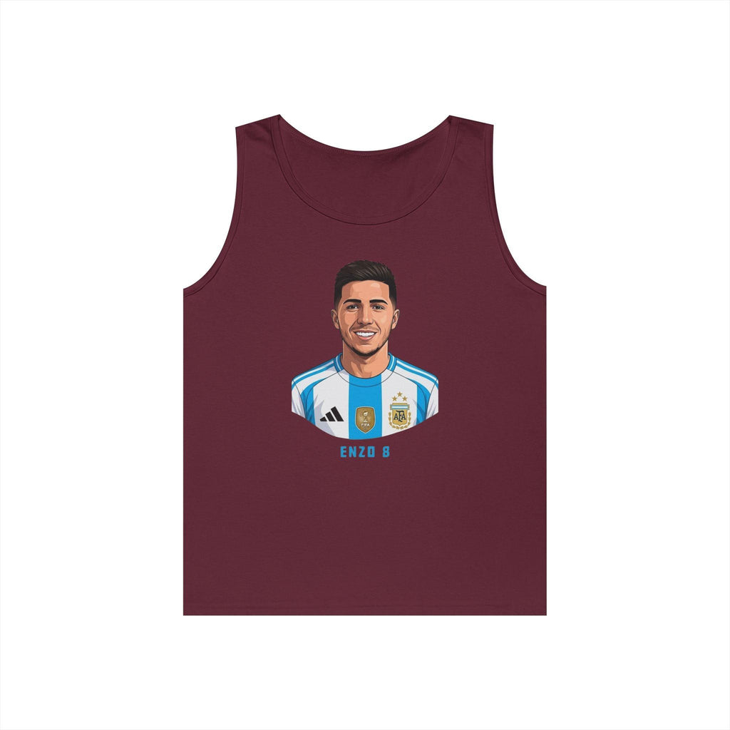 "I am Here to Stay" Argentina Soccer Star Tank Top — Jersey Portrait World Cup 2026.