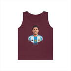 "I am Here to Stay" Argentina Soccer Star Tank Top — Jersey Portrait World Cup 2026.