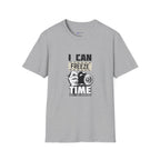 I Can Freeze Time Camera T‑Shirt — Vintage Photographer Quote Tee