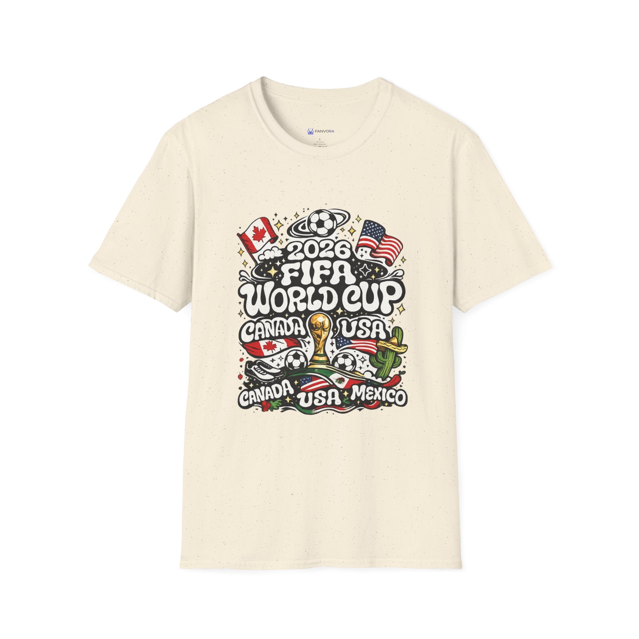soccer T-Shirt — Canada USA Mexico Fans Shirt