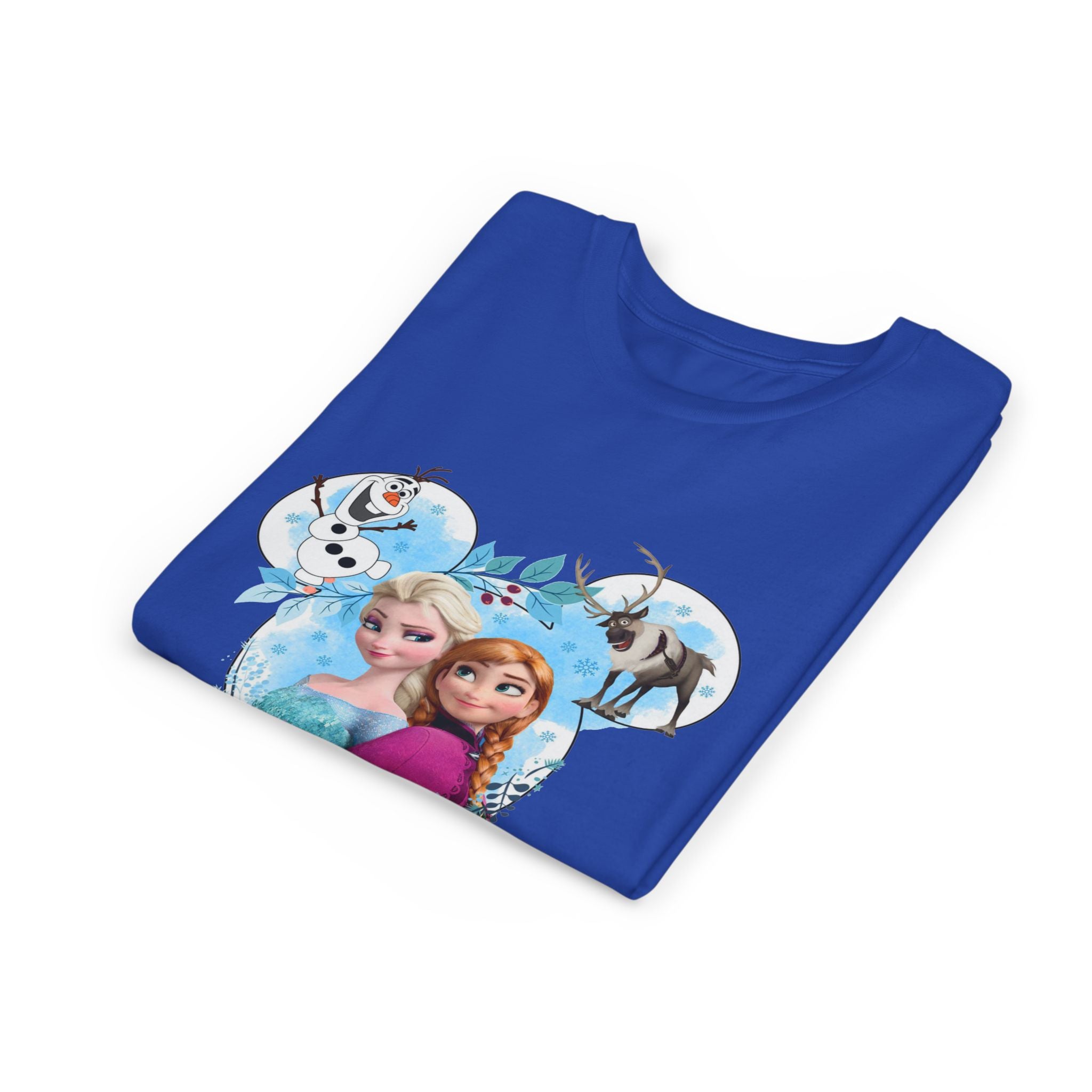 Girls' Frozen Princesses Youth Tee – Elsa & Anna Winter Friends Shirt