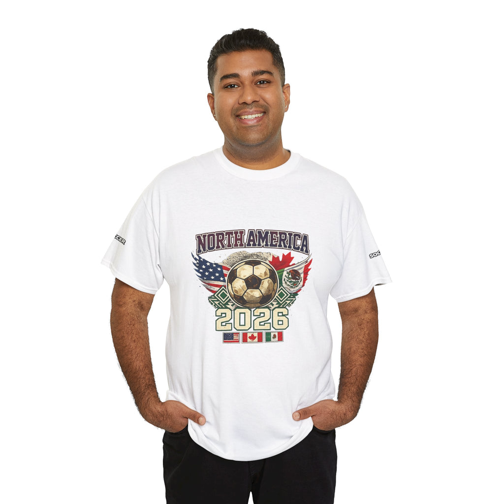 North America 2026 Soccer T-Shirt — USA Canada Mexico
