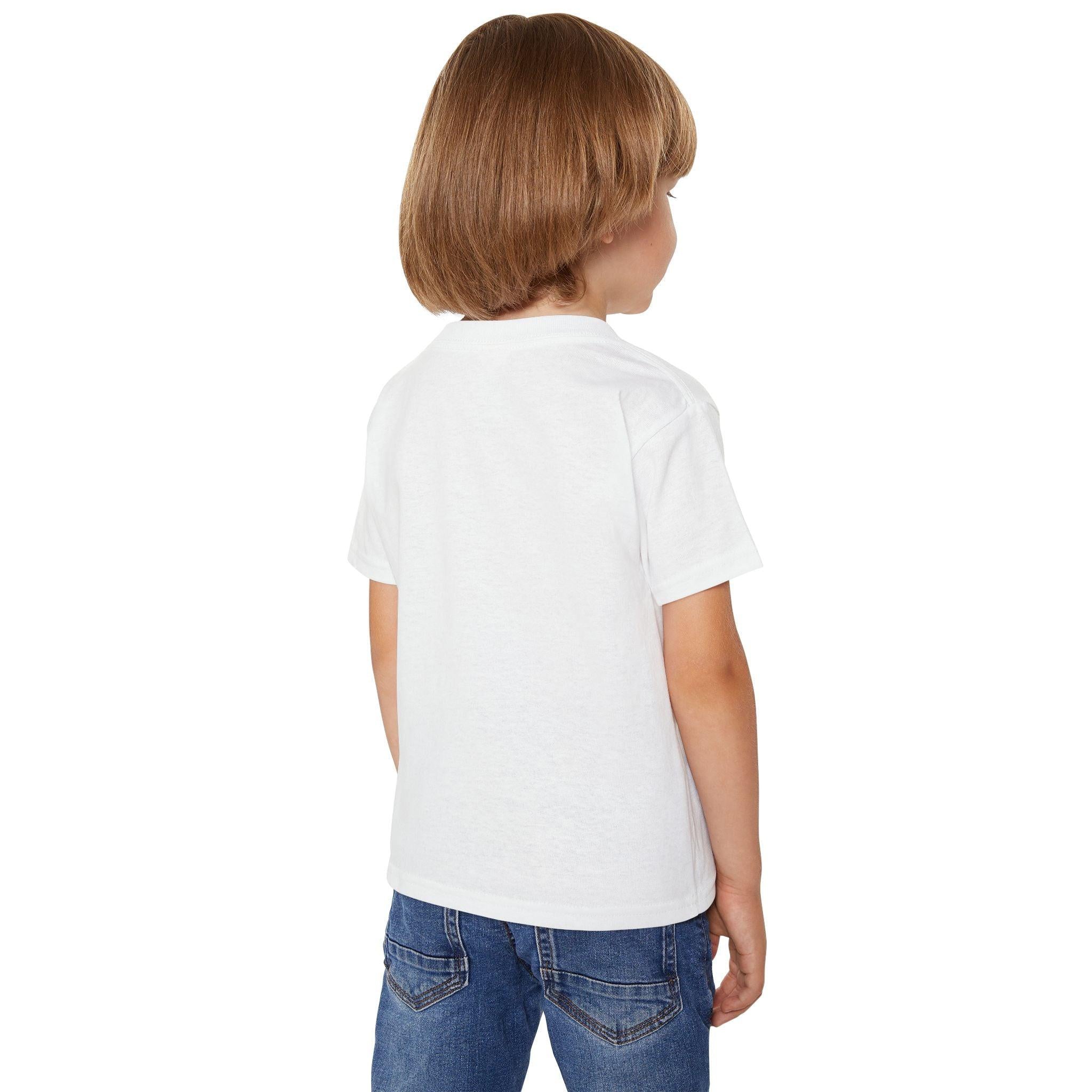 Toddler shirt with rock hand graphic