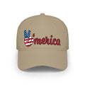 Merica peace sign patriotic baseball cap