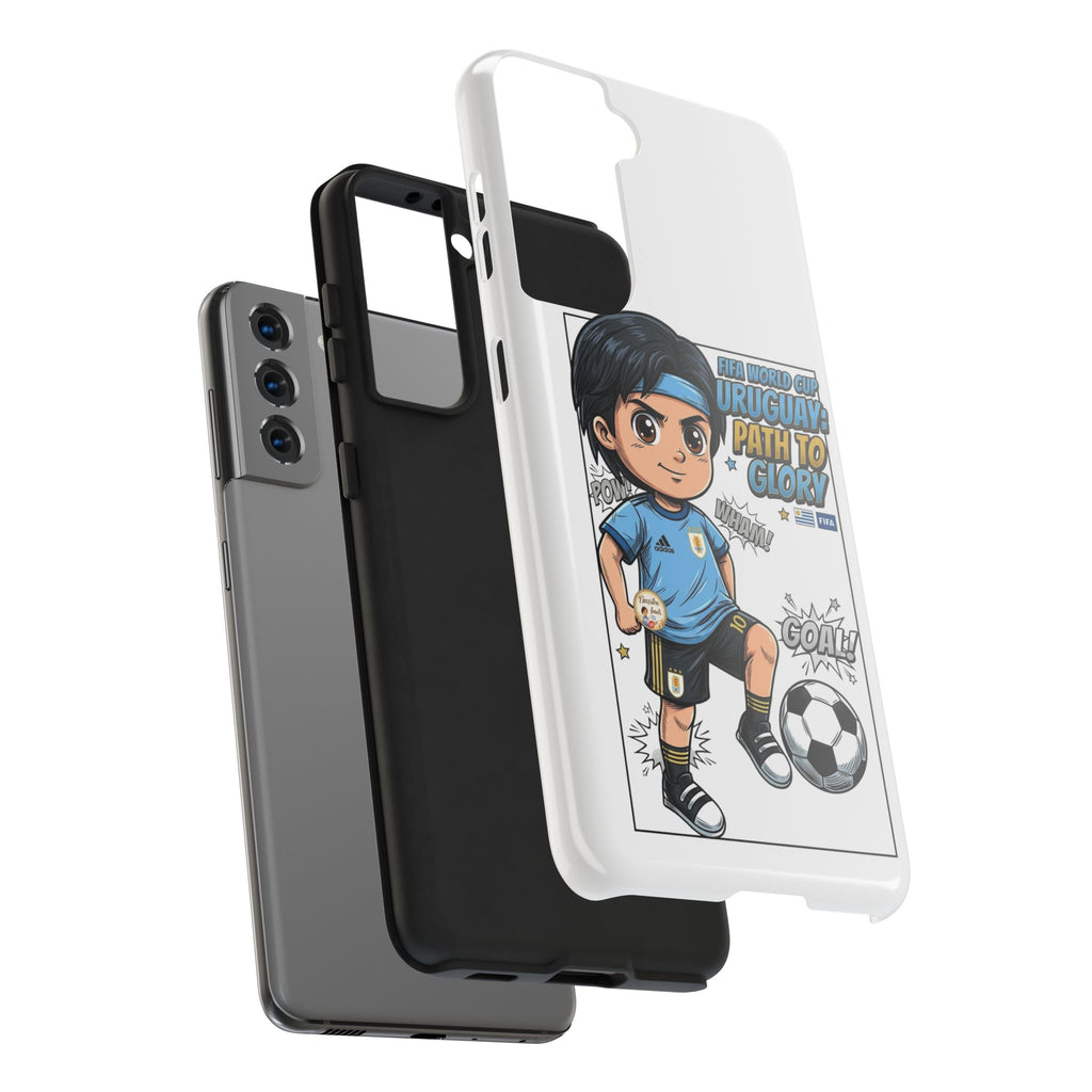 Uruguay Soccer Phone Case — Path to Glory "Goal!" Design